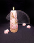 Свеча ручной работы "Сакура"
